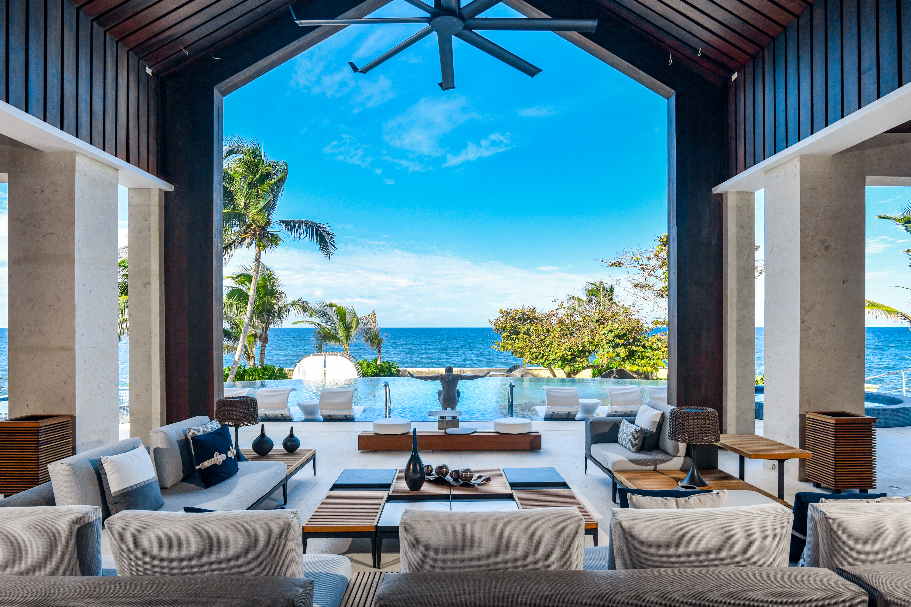 luxury beach villa